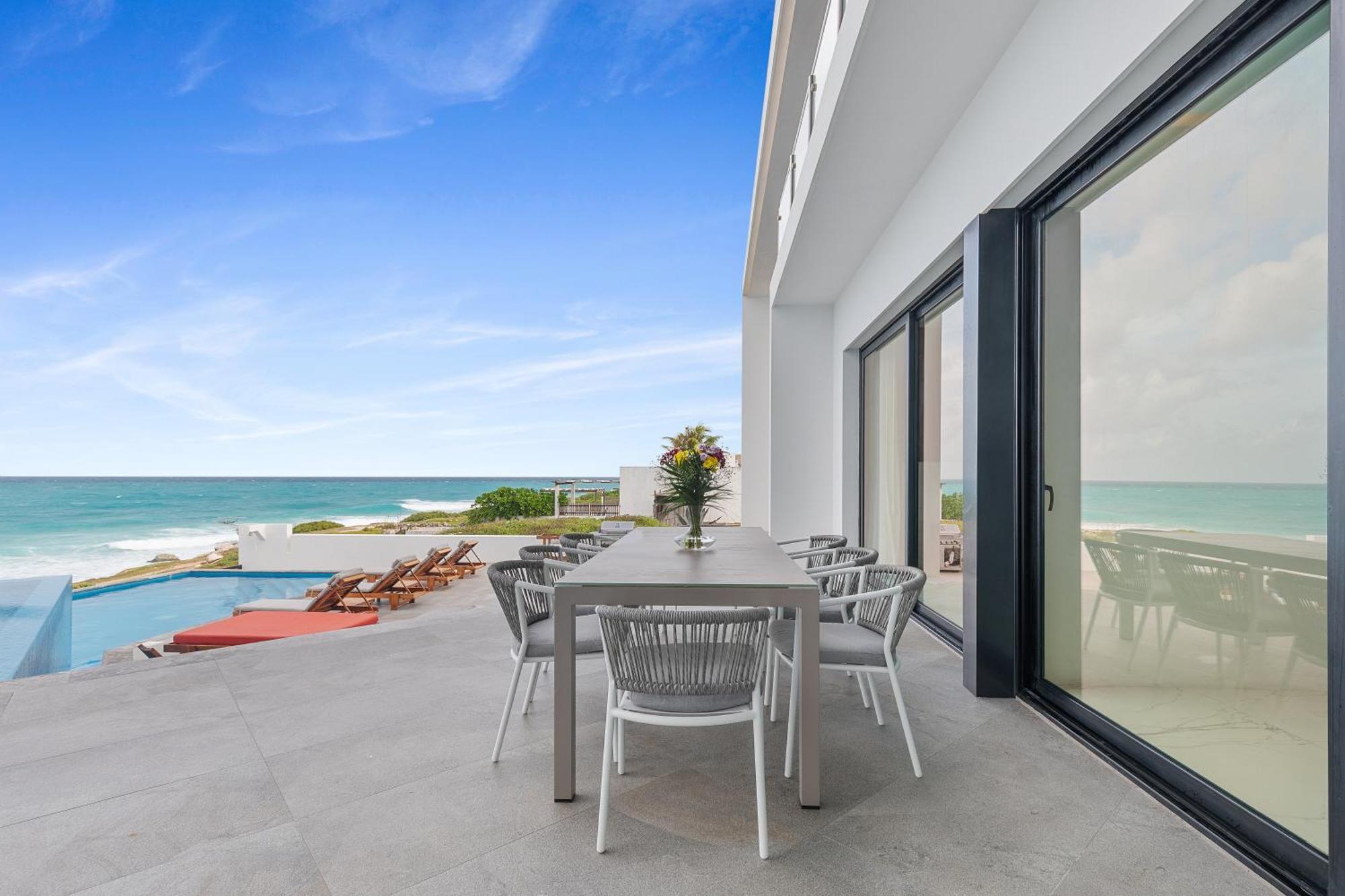 איסלה מוחרס Villa E11Even Con C Hef Privado Ocean Front מראה חיצוני תמונה
